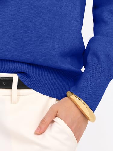 Image of ANRABESS Women's Long Sleeve V Neck Basic Sweaters | Classic Pullover Tops,Soft Loose,Business Casual Work,Travel Vacation,All Day Wear,Fall Spring Outfits,Winter Layer Clothing