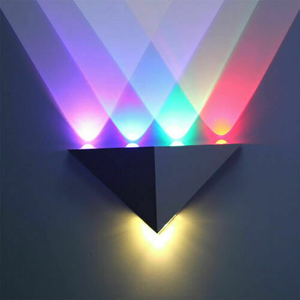 Ausuky Colorful Led Wall Sconce Ceiling Double Head Light Walkway Bedroom Porch Hotel Bar Fixture (Colorful)