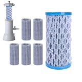 Pool-Filterkartusche – PVC-Verbund-Filtrationskartusche 108 x 203 mm | Ersatz-Schwimmbadfilter mit...