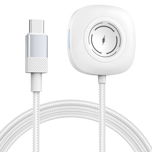 ???????????????? ???????????????????????????????? for Apple Watch Charger Magnetic Fast Charging Cable [USB C ] Magnetic Wireless Charging Compatible with iWatch Series Ultra/10/9/8/7/6/SE/5/4/3/2-[3.3FT] White
