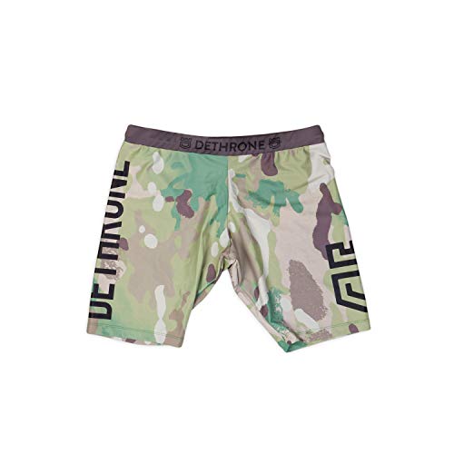 Dethrone Men's Camo Vale Tudo Shorts 2.0 - Long (X-Large)
