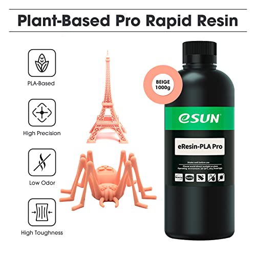 Resina 3D eSUN Plant-Based Pro 1000g Beige Alta Precisión - Fernando Cortés