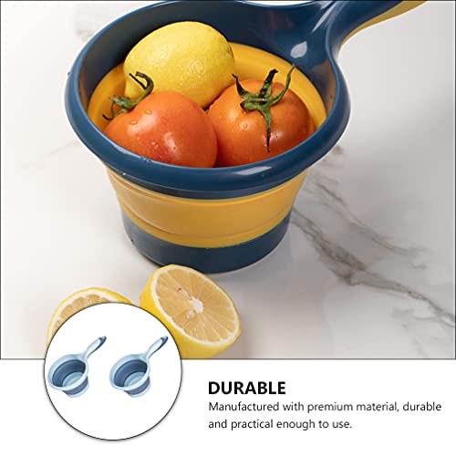 Cuillère à eau pliable DOITOOL rincer les cheveux sans encombre lot de 2 louches bain - 4