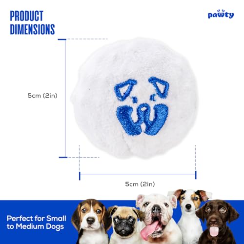 PAWTY Barky Balls - Juguete Mordible y Sonoro 2 Pack miniatura 4