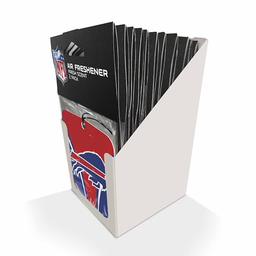 NFL - Buffalo Bills 12 Air Freshener 2pks | Royal Blue | 2.75” x 3.5” | Primary Logo