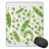 Alfombrilla de ratón para computadora de 10 x 12 pulgadas, alfombrilla de ratón Haricot Vert para escritorio, alfombrilla de mouse lavable con base de goma antideslizante, alfombrilla de mouse para
