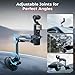 SMALLRIG Mini Shock Absorber Arm, 4-inch Vacuum Suction Cup, Double Spring and Hydraulic Damping, Car Mount for DJI Osmo Pocket 3/Action 6/5 Pro/4, for GoPro Hero13/12/11, for Insta360 X5/4/3-5123