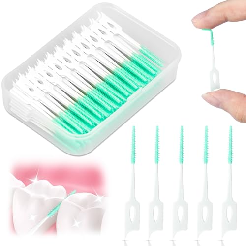 WOHSEROM 200 Pcs Dual-Use Interdental Brushes