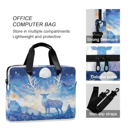 Bolso portátil con asa y correa para laptop 15.6 pulg miniatura 6