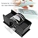 Obetuens 1, 2 Deck Black Casino Hand Crank Card shuffler Tool, for Casino Games, Low Noise Card Mixer for UNO, Blackjack, and More (Black)