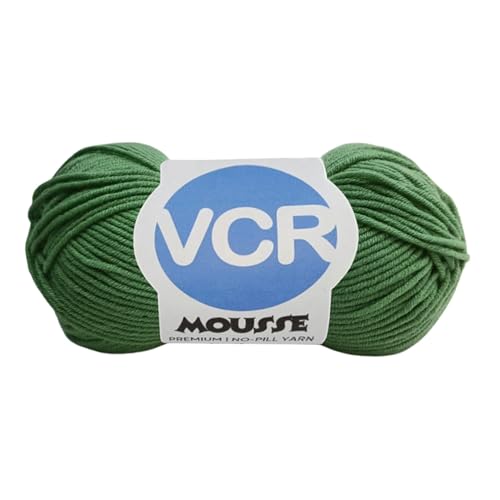 Image of VCR 4ply Bottle Green Yarn, 100 Grams Hank, 190 Meters Length, Acrylic Ball for Crochet and Knitting, Soft Crosia Threads, Pack of 1 Yarn, Suitable for DIY Crafts