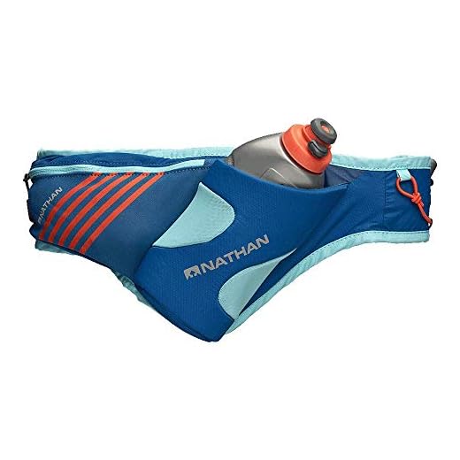 Nathan Peak Hydration Waist Pack with Storage Area & Run Flask 18oz – Running, Hiking, Camping, Cycling