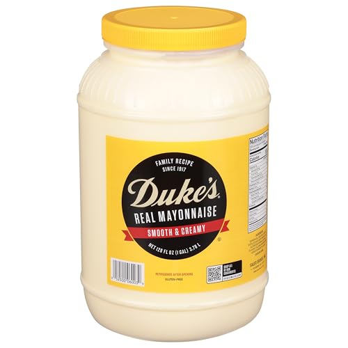 Duke s Real Mayonnaise Jar - Original Smooth & Creamy Taste, 1 Gallon