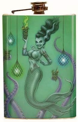 P'Gosh Franken Mermaid Flask.
