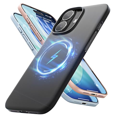 CAPRARO Magnetic Compatible With IPhone 16 Pro Case, Upgraded [Full Camera Protection] [Compatible With MagSafe] Protective Translucent Matte Women Girl Phone Case Cover, Orange Yellow - View #12