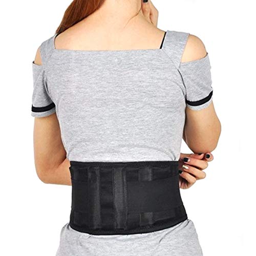 Cinturón Corrector de Postura de turmalina， Soporte para la Cintura， Terapia magnética con autocalentamiento， Vendaje Lumbar， Soporte para la Espalda Baja，L