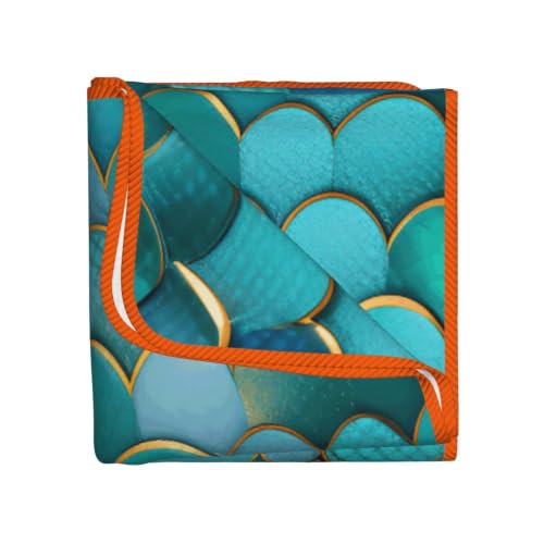 Toalla de baño de terciopelo coral de alta calidad con elegante diseño de sirena para spa 4