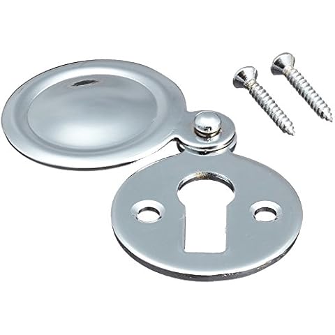 STORMGUARD Chrome 18SR5460000CH Key Hole Escutcheon Cover, 32mm Diameter Cover