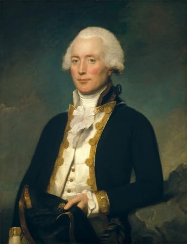 Peinture Pour Décoration Salon Portrait Capitaine Robert Calder Abbott Impression Toile 60x90