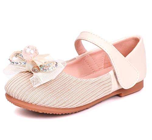 Toddler Little Girl's Casual Mary Jane Shoe Bow Princess Flower Ballerina Flats