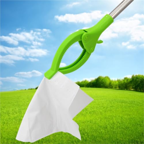 Strumento per afferrare oggetti da giardino, lungo e pratico, per raggiungere e raccogliere oggetti facilmente, ideale per giardinaggio e pulizia