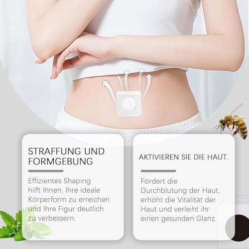 Abnehmen Patch, Slim Patch, Slimming Patches – 50 Stück Abnehm-Pflaster für Bauch-Detox, Fettverbrennung & Appetitkontrolle | Schneller Gewichtsverlust für Frauen