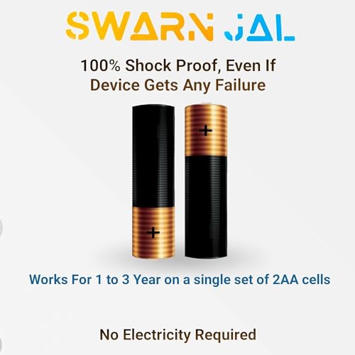 Image of Municipal Water Supply Alarm with Pressure Sensor from Swarn Jal, Water Supply Alarm, Shock Proof, Dual Buzzers, Powered by 2 AA Cells | Up to 2 Years Battery Life, 1 Year Warranty