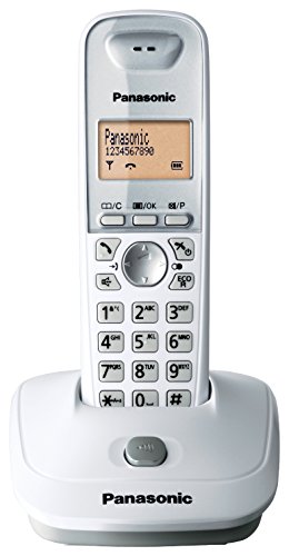 Panasonic KX-TG2511SPW - Teléfono Fijo Digital inalámbrico (identificador de Llamadas, Pantalla LCD), Blanco [versión importada]