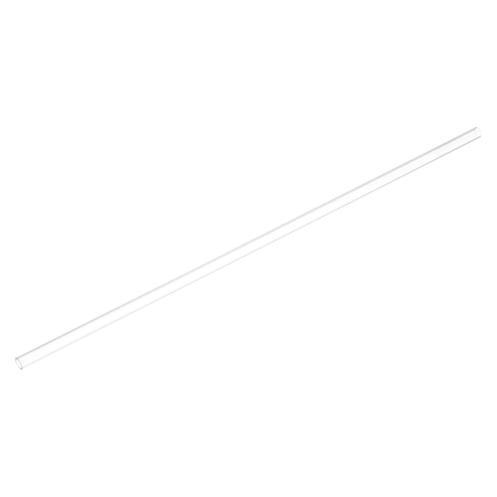 uxcell 2pcs Clear Rigid Tubing Pipe 5mm(3/16") ID x 7mm OD 1Ft(305mm) Round Plastic Polycarbonate Tube