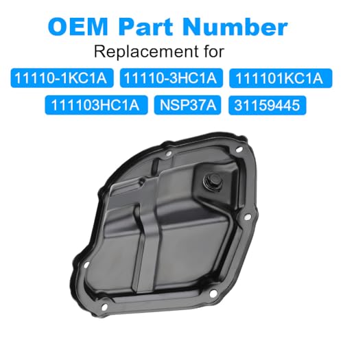 Image of Engine Oil Pan Compatible with Nissan Kicks 2017-2020 11110-1KC1A