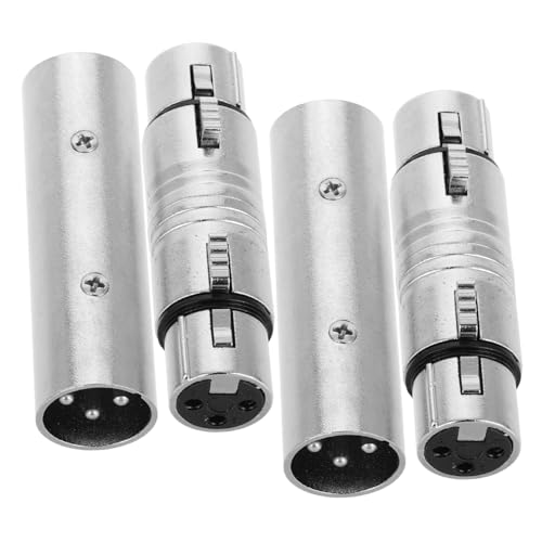 Adaptadores XLR duraderos con diseño compacto que elimina ruidos en el micrófono