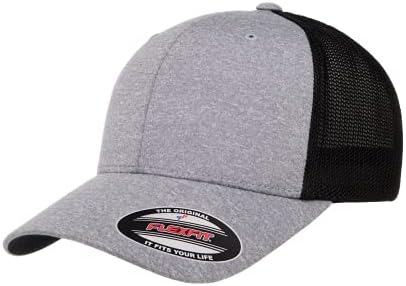 Flexfit Men's one_Size Trucker Cap, Black, Alpha