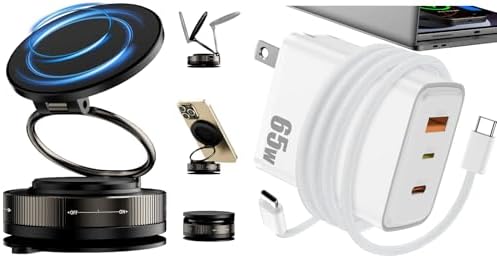 TOPAUX for Car Mount 3-Port 65W Laptop Charge image 2