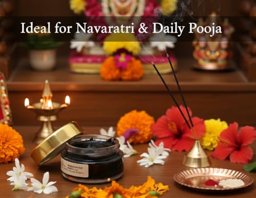Image of Aragaja Paste - 100% Natural Herbal Pooja & Tilak Paste for Daily Worship | Traditional Temple Fragrance for Spiritual Protection, Meditation & Devotional Rituals (5g)