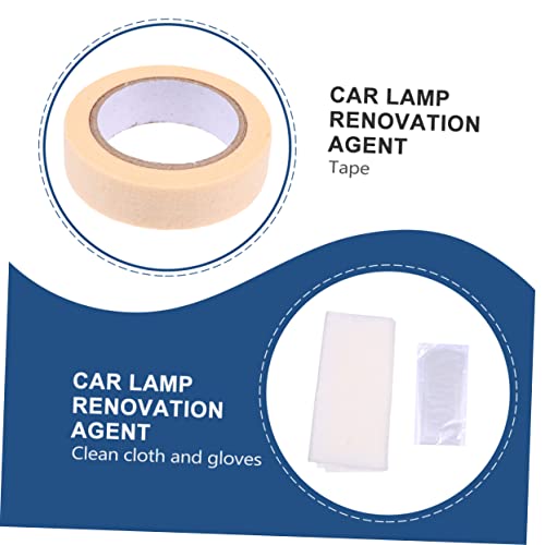 FAVOMOTO Kit Carro 1 Conjunto Agente De Reparo Líquido Polidor De Farol Líquido De Polimento De Faro