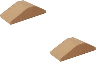 BESPORTBLE 2 Peças Placa Inclinada De Bloco De Agachamento Para Alongamento De Panturrilha Maca De Calcanhar Maca Bloco De Elevação De Panturrilha Rampa De Ioga Máquinas De Prensa De Perna