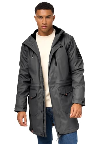 STONE HARBOUR Manteau imperméable pour homme B742, anthracite, S
