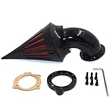 HTTMT-Gloss Black Spike Air Cleaner Intake For Harley S&S Custom Cv Evo Xl Sportster [P/N: MT227-GBK]