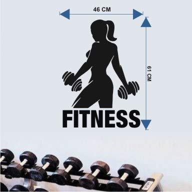 Ruby DÉCOR Gym Girl Motivational Sticker for Wall ND Glass Size 46cmX61cm-image-9
