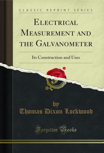 Ouvrage Galvanometer electrical measurement manuel électricité