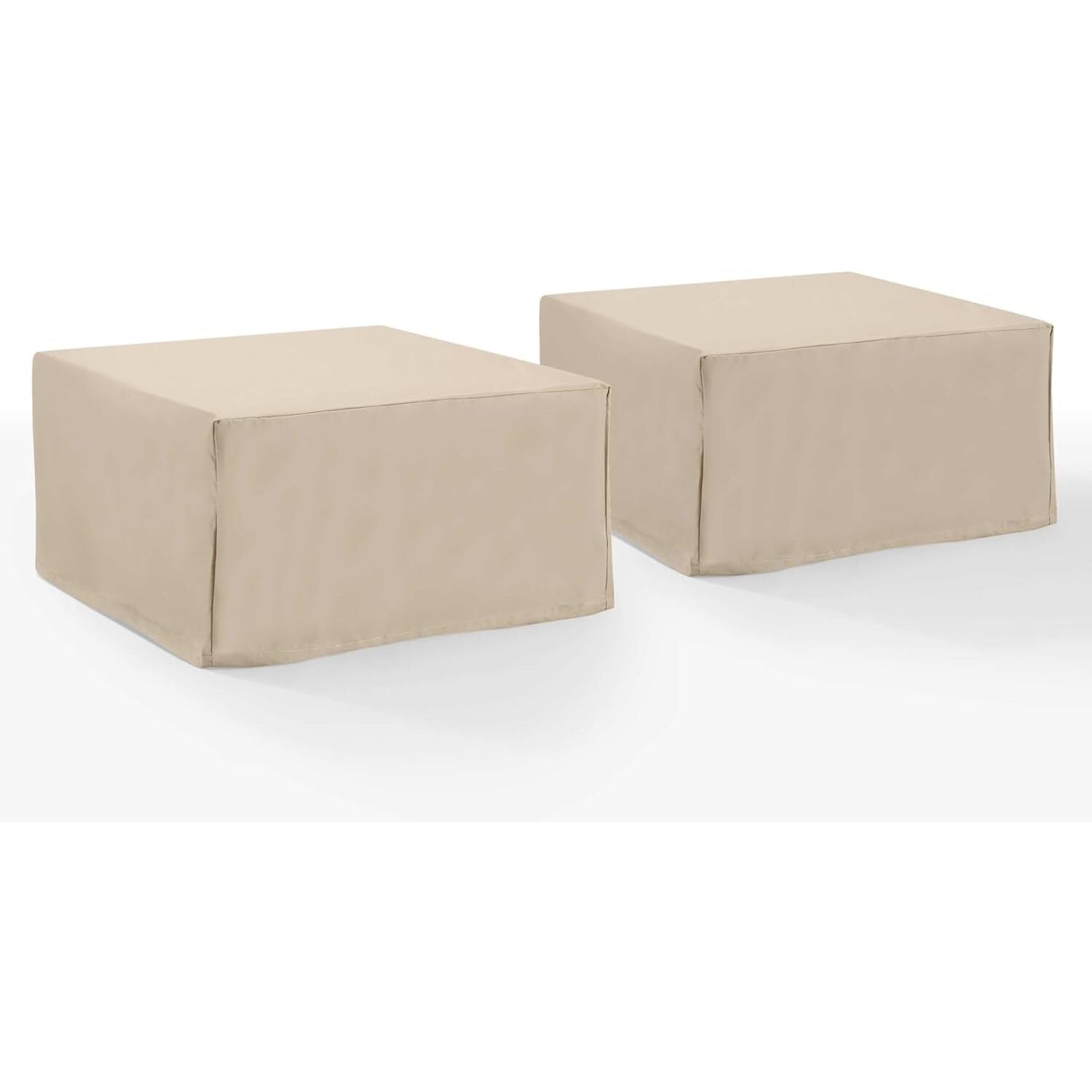 Maykoosh Victorian Vintage 2Pc Square Table And Ottoman Furniture Cover Set - 33