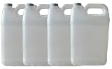 bark and lindy 1 Gallon Plastic Jugs with Lids, Square Storage Containers with Handle, HDPE Bottles for Water, Liquids