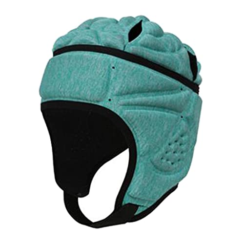 High Density Headgear for Rugby, Soccer, and Hockey Sports, Emerald Green