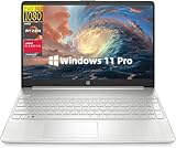 HP 2024 15.6' Business Laptop, AMD Ryzen 5 5500U Processor, 16GB RAM, 512GB SSD, AMD Radeon Graphics, Micro-Edge & Anti-Glare Screen, Thin & Portable, Long Battery Life, Windows 11 Pro