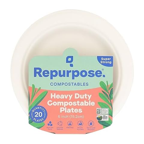 Repurpose, 6" Eco-Dessert Plates, 20 Count Cover