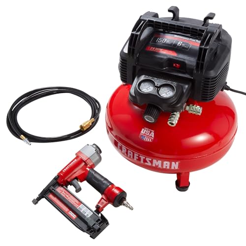 CRAFTSMAN Brad Nailer & Air Compressor Combo Kit