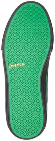 Emerica Men's Omen Hi X Creature Skate Shoe, Black/Black, 12 | Image 1