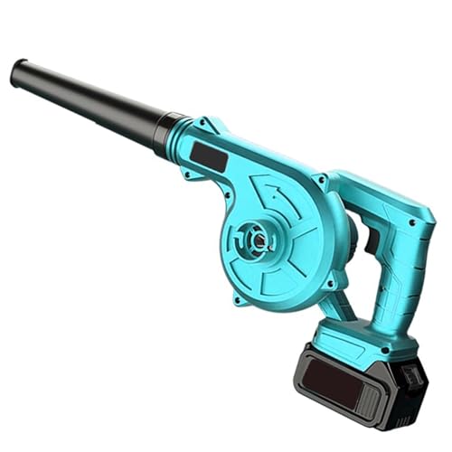 lhyangroupao Souffleur à Feuilles Sans Fil Avec 2 Batteries et Chargeur, Petit Souffleur, Souffleur Sans Fil, Balayeuse/aspirateur Électrique Portatif, Pour L'entretien de La Pelouse, du Patio