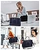 LOVEVOOK Laptoptasche Damen 17 Zoll, Wasserdicht Arbeitstasche Handtasche Groß Schultasche Shopper Tasche Aktentasche Lehrertasche, Leder Tote Bag Notebooktasche für Büro Arbeit Uni #2