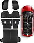 Floor Mats & Backrest Cargo Liner for Chevy Equinox for GMC Terrain | 2018-2024 Custom Fit High-Grade Long-Lasting TPE Easy to Install Clean All-Weather Protection Full Set Accessories Black